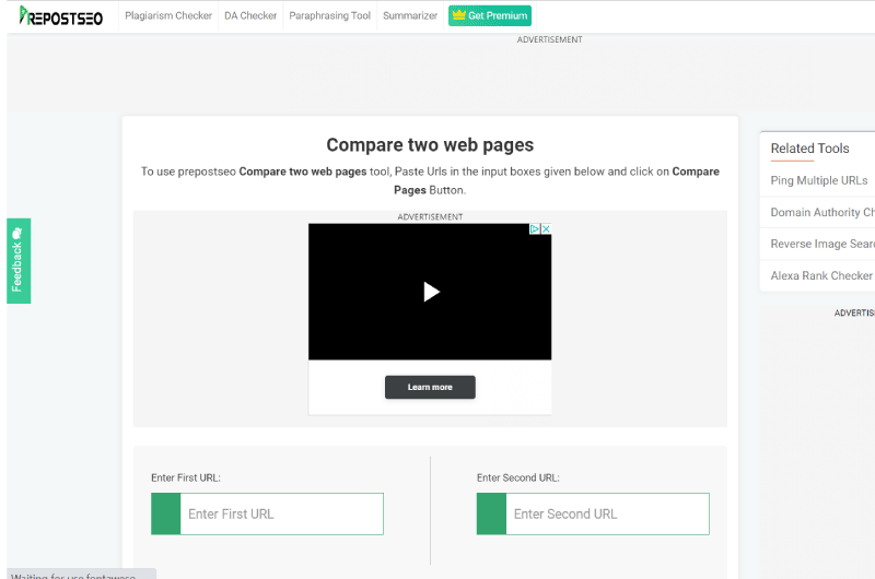 Compare Two Pages