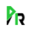Logo vert et noir avec lettres stylisées entrelacées