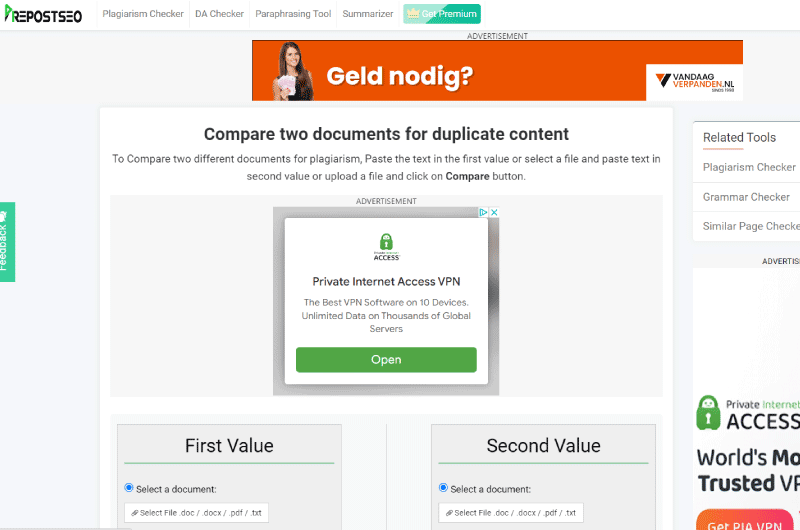 Plagiarism Comparator