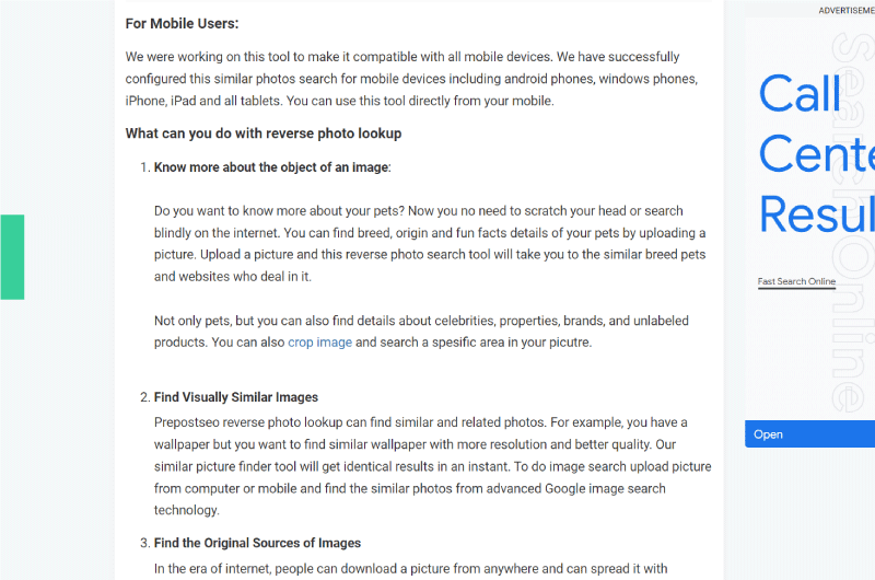 Reverse Image Search