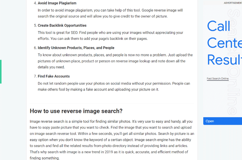 Reverse Image Search