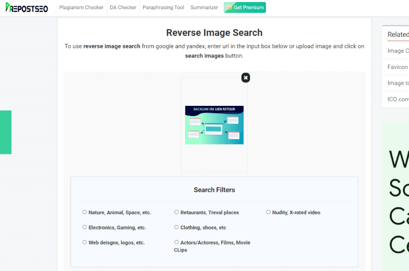 Reverse Image Search