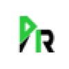 Logo avec lettre R stylisée verte et noire