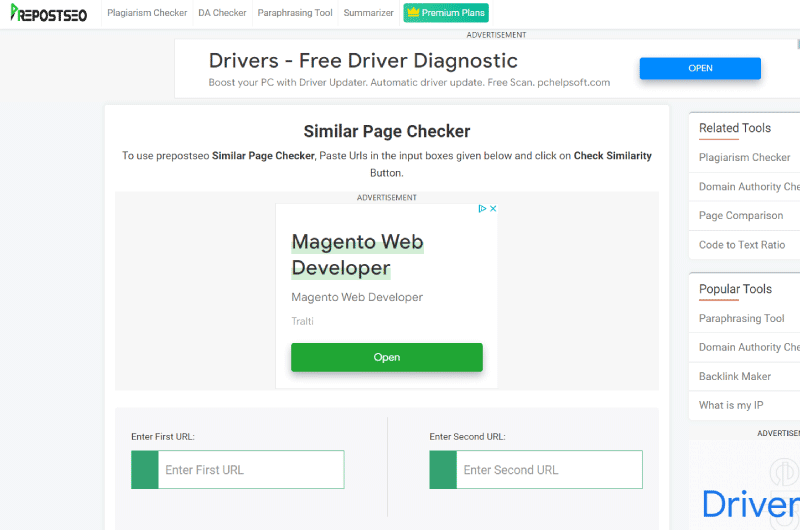 PAGE COMPARATOR