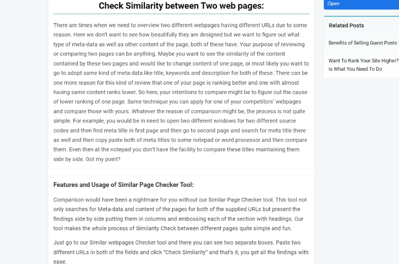 PAGE COMPARATOR