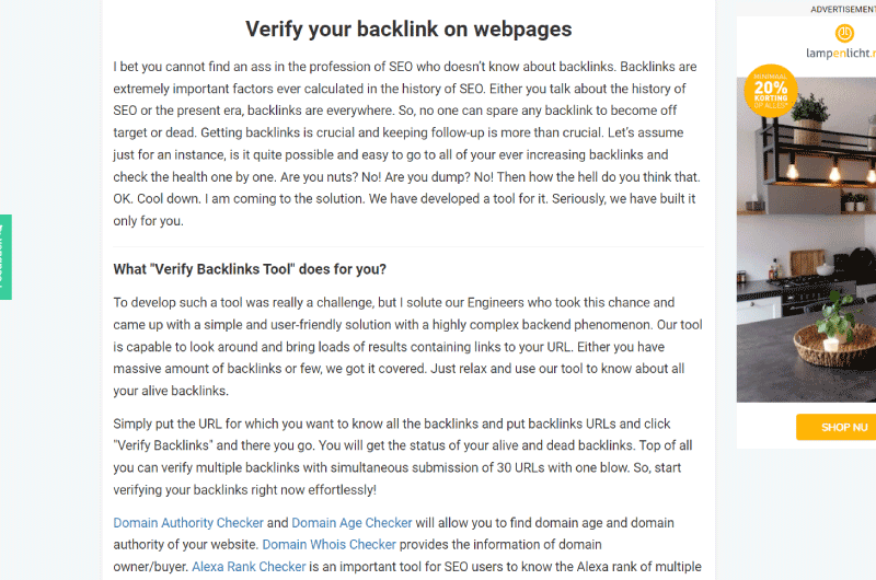Check your Backlinks