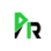 Logo stylisé avec lettres vertes et noires entrelacées