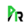 Logo Prepostseo avec lettres P et R stylisées vertes noires