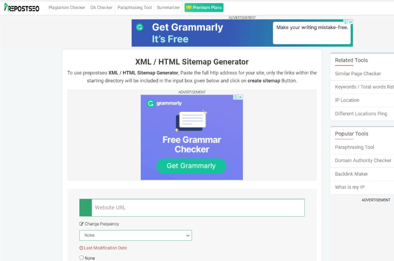 XML Sitemap Generator