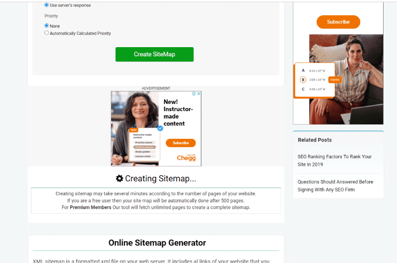 XML Sitemap Generator