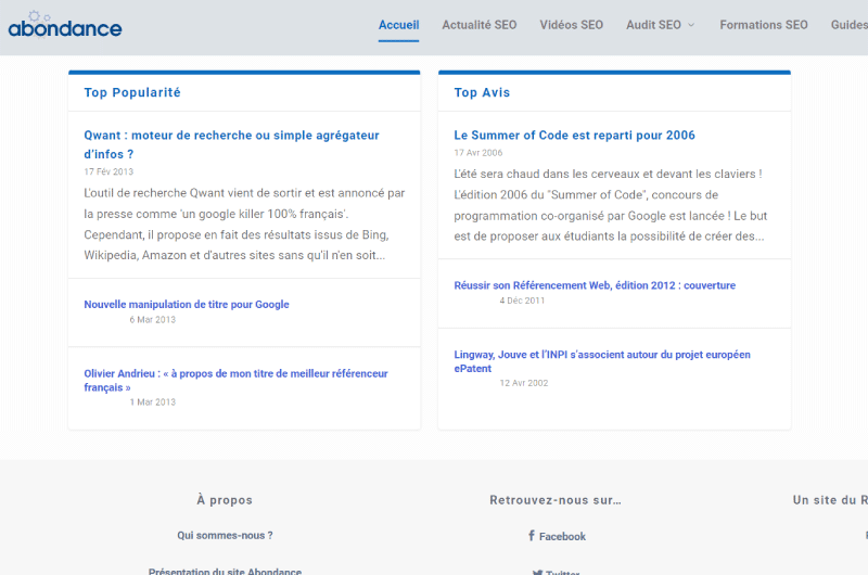 Blog SEO | Abondance