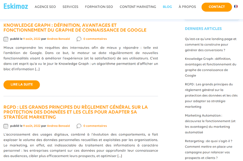 Blog | Eskimoz