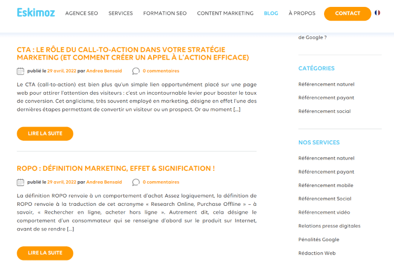 Blog | Eskimoz