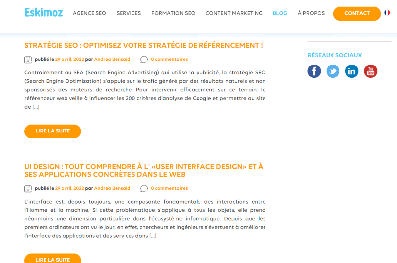 Blog | Eskimoz