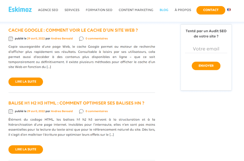 Blog | Eskimoz
