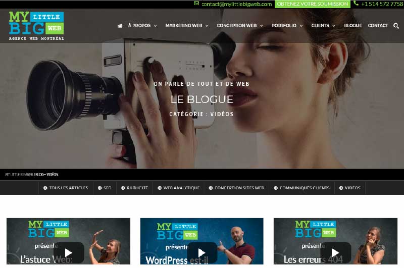 Blog | Agence Web à Montréal