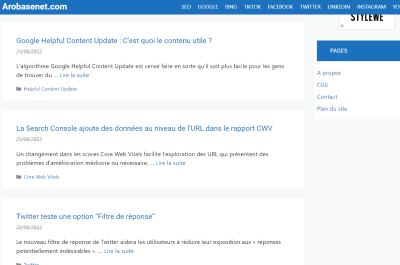 Blog | Arobasenet