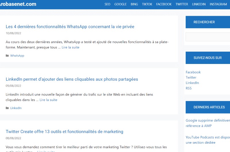 Blog | Arobasenet