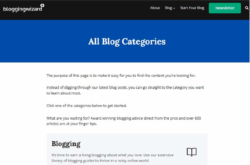 Blog | Blogging Wizard
