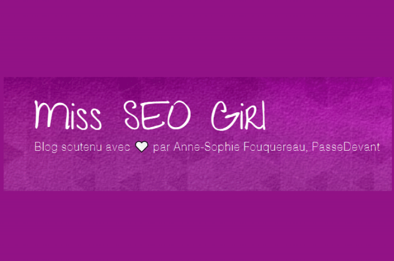 Blog Miss SEO Girl