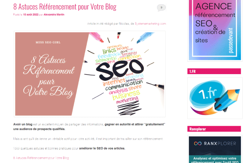 Blog | Miss SEO Girl