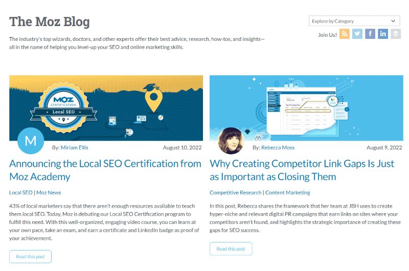 Blog | Moz