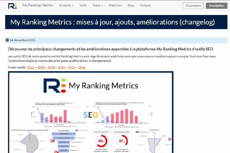 Blog | My Ranking Metrics