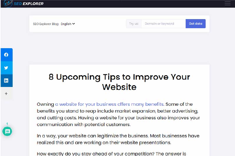 Blog | SEO Explorer