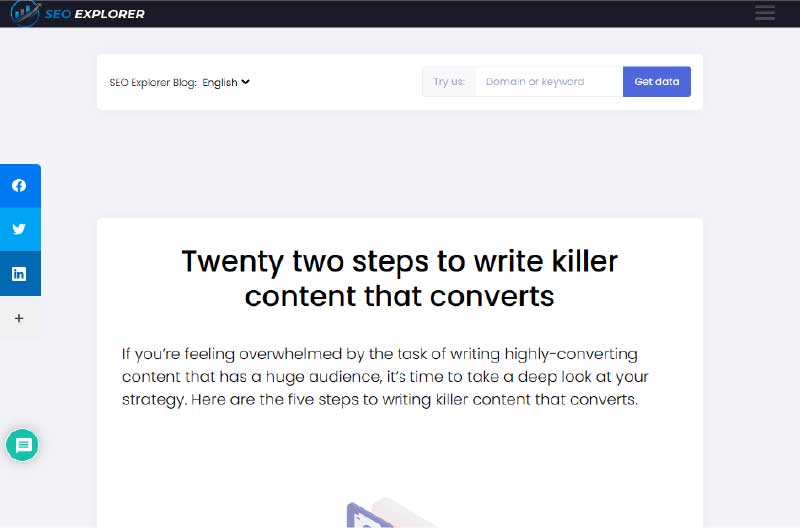 Blog | SEO Explorer
