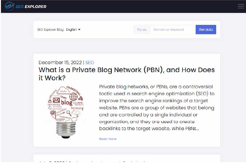 Blog | SEO Explorer