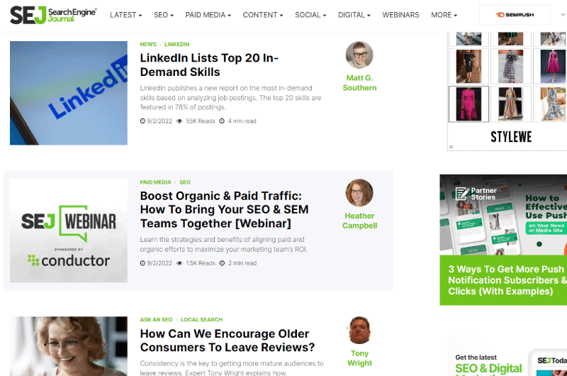 Blog | Search Engine Journal