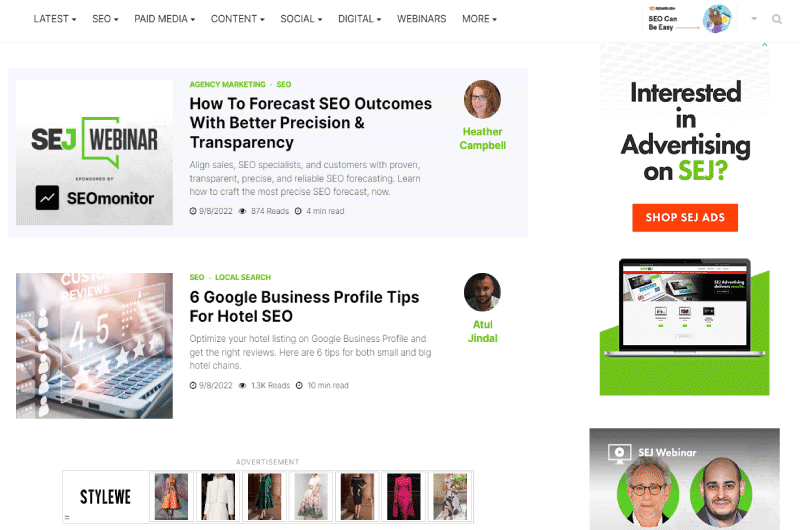 Blog | Search Engine Journal