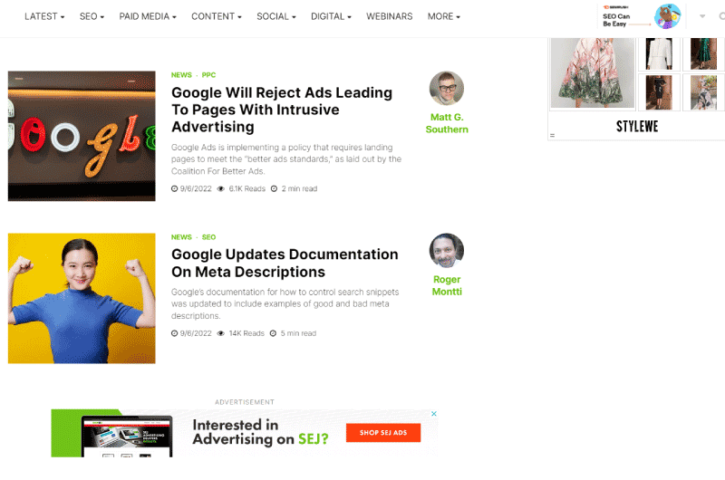 Blog | Search Engine Journal