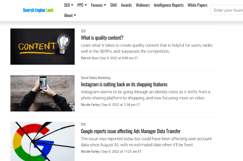Blog | Search Engine Land