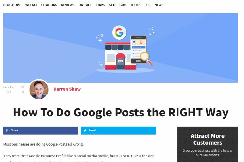 Blog | Whitespark