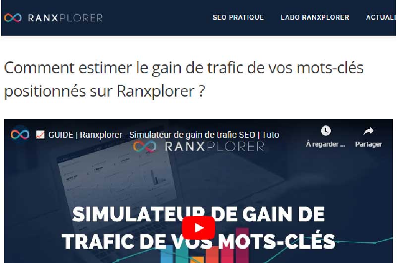 Blog | Ranxplorer