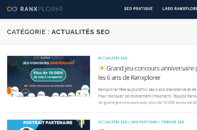 Blog | Ranxplorer