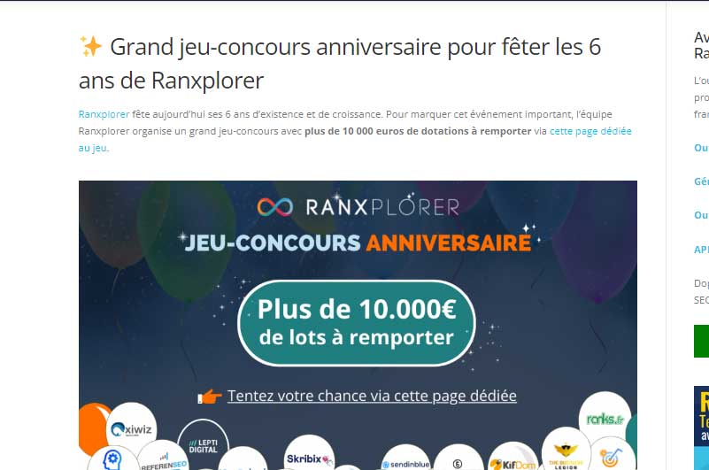 Blog | Ranxplorer