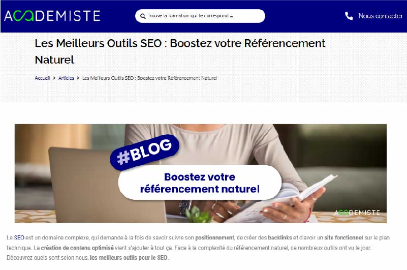Blog | Academiste