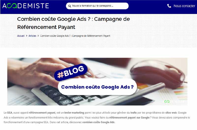 Blog | Academiste