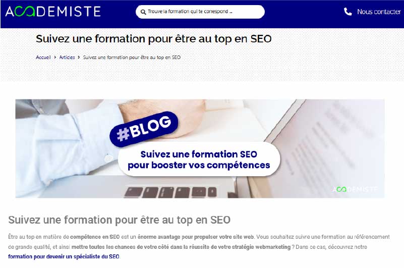 Blog | Academiste