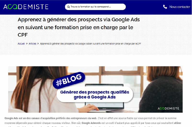 Blog | Academiste