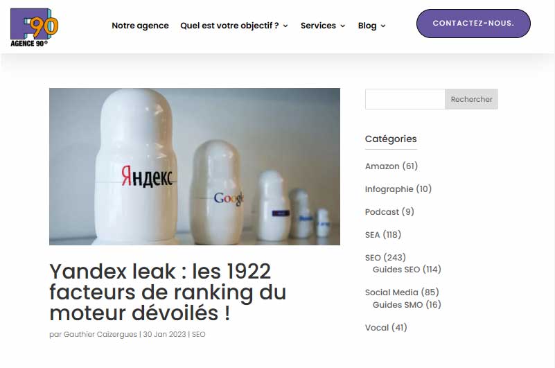 Blog | Agence 90
