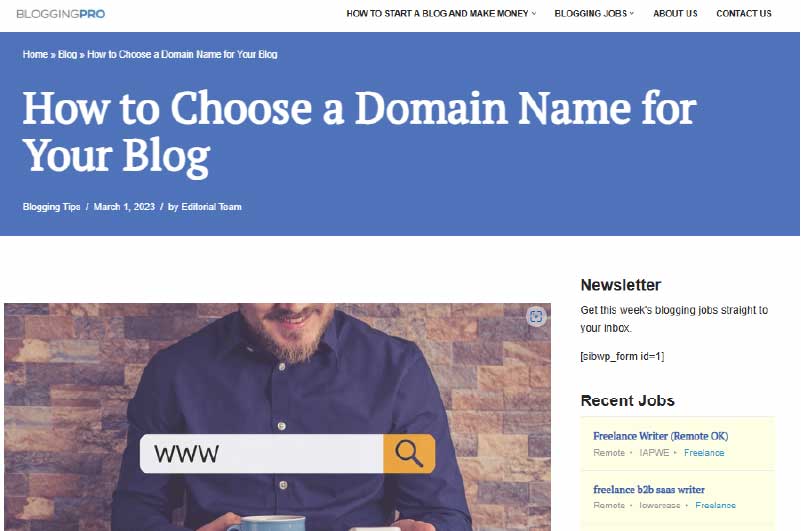Blog | Blogging Pro