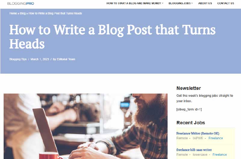 Blog | Blogging Pro