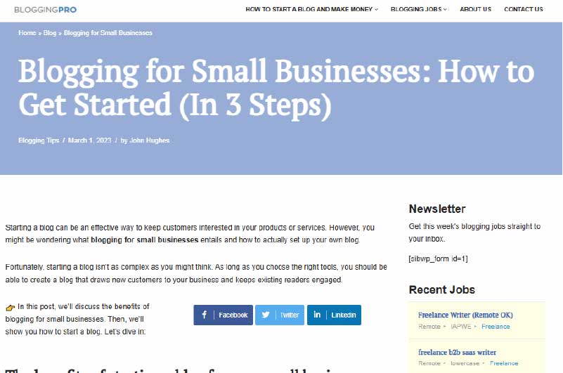 Blog | Blogging Pro