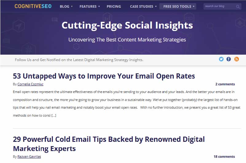 BLOG | Cognitive SEO