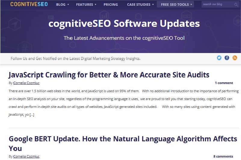 BLOG | Cognitive SEO