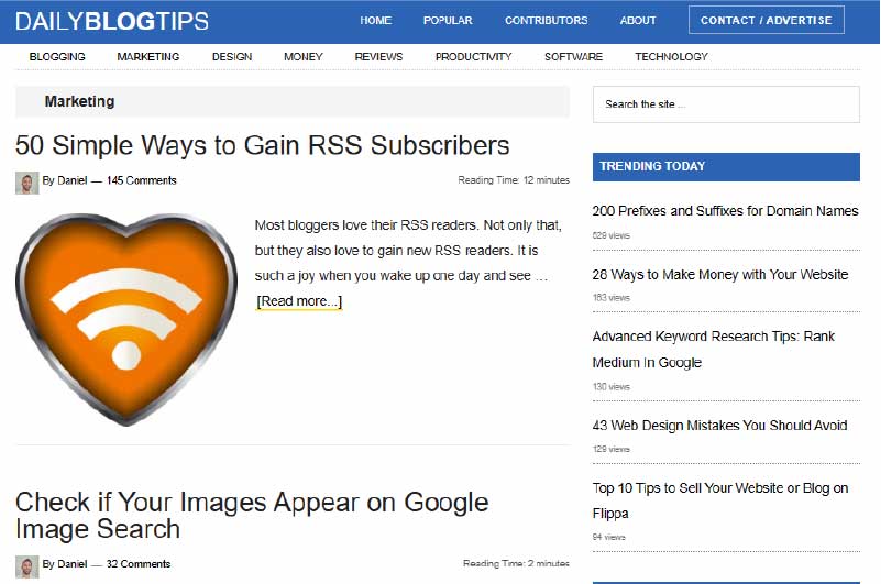 Blog | Daily Blog Tips