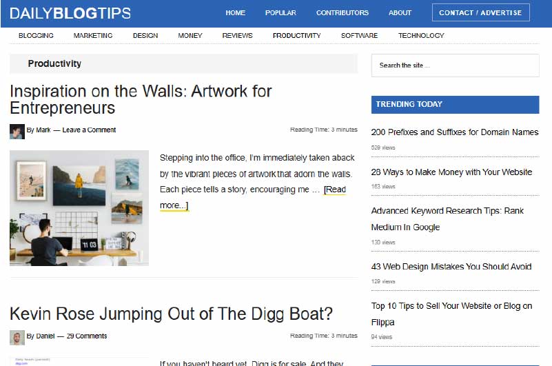 Blog | Daily Blog Tips